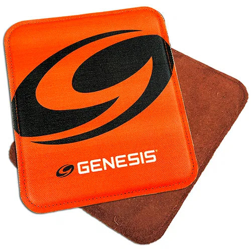 Genesis Pure Pad Grafix Buffalo Leather Ball Wipe Orange
