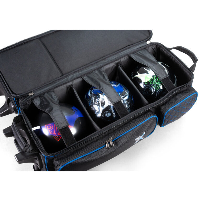 KR Strikeforce Cruiser 4×4 Black Royal 4-Ball Bowling Bag