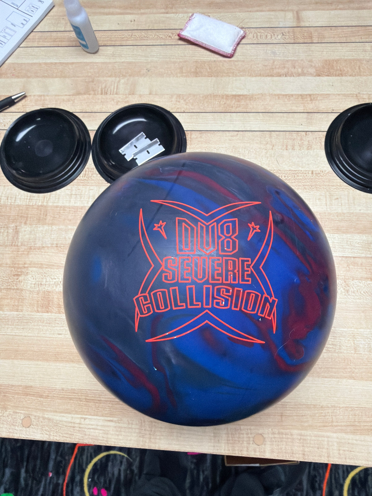 Severe collision (used 16lb)