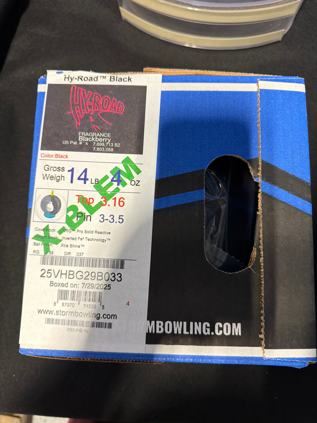 Hy road black X-blem 14lb