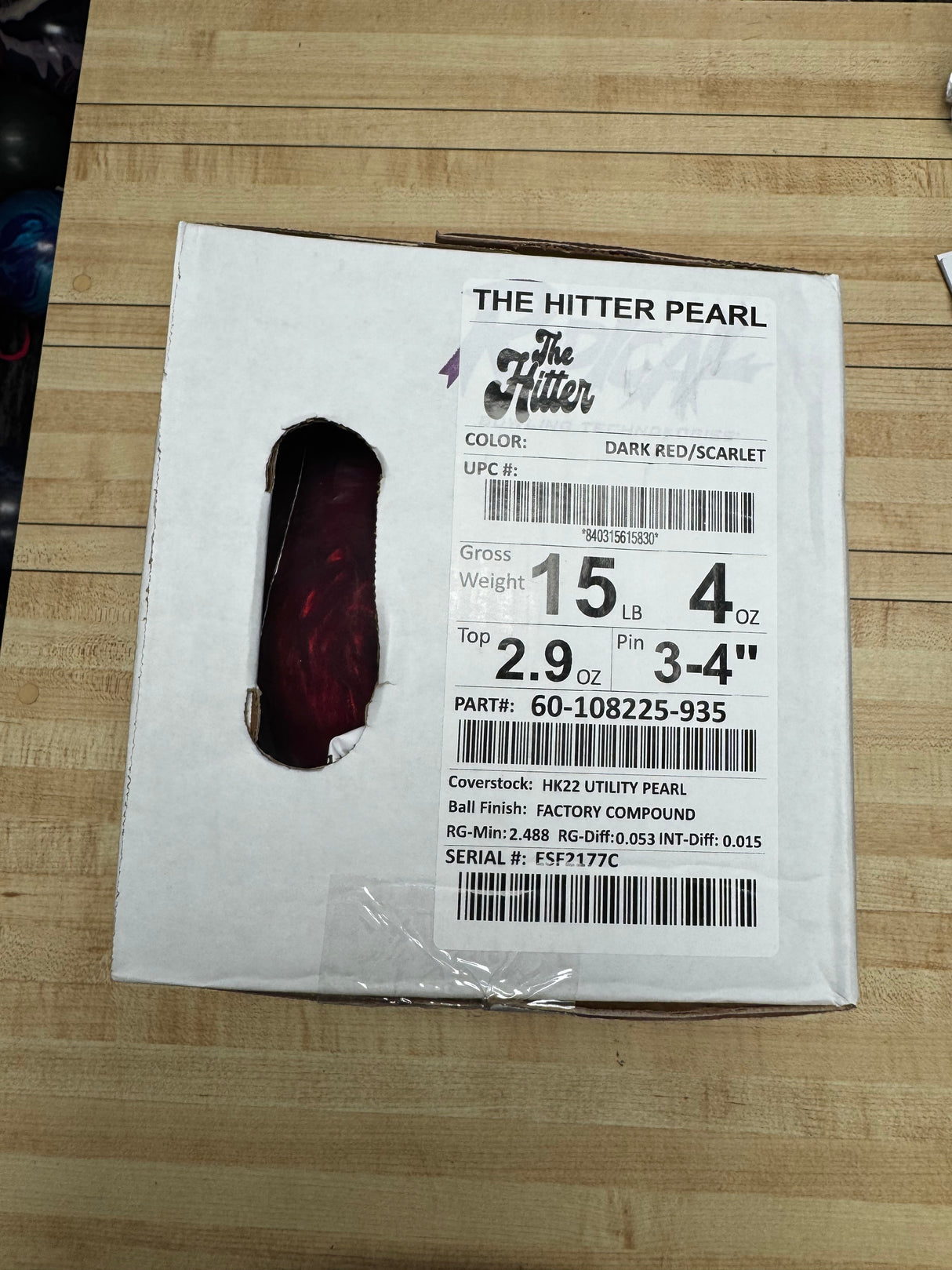 Hitter Pearl 15lb NIB