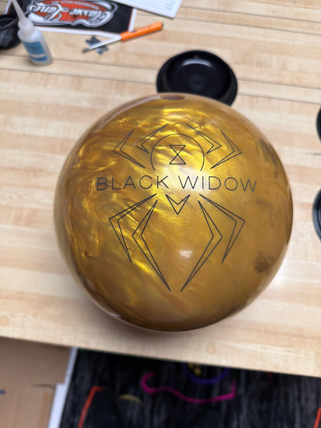 Black widow gold (used 14lb)