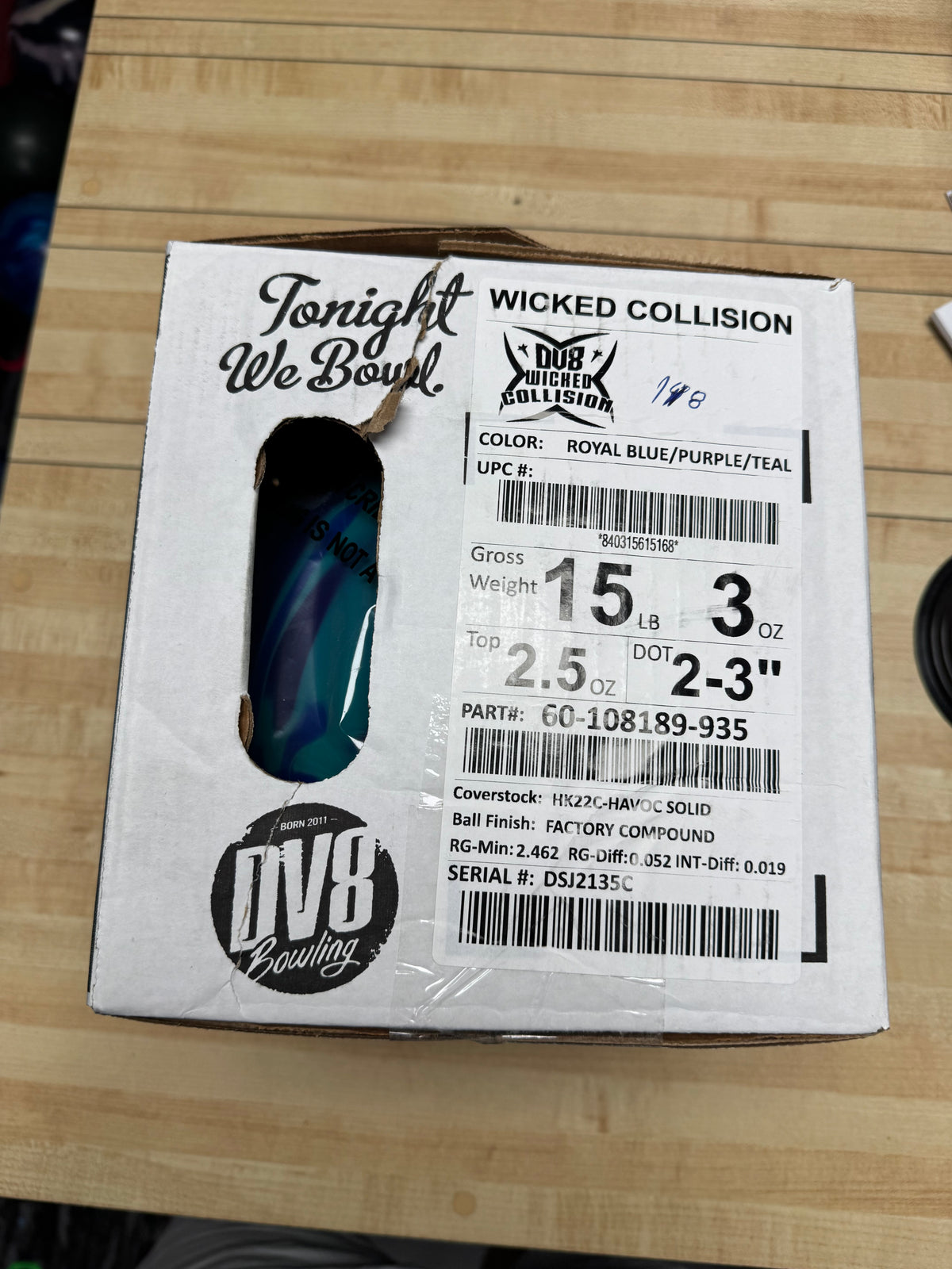 Wicked Collision NIB 15lb