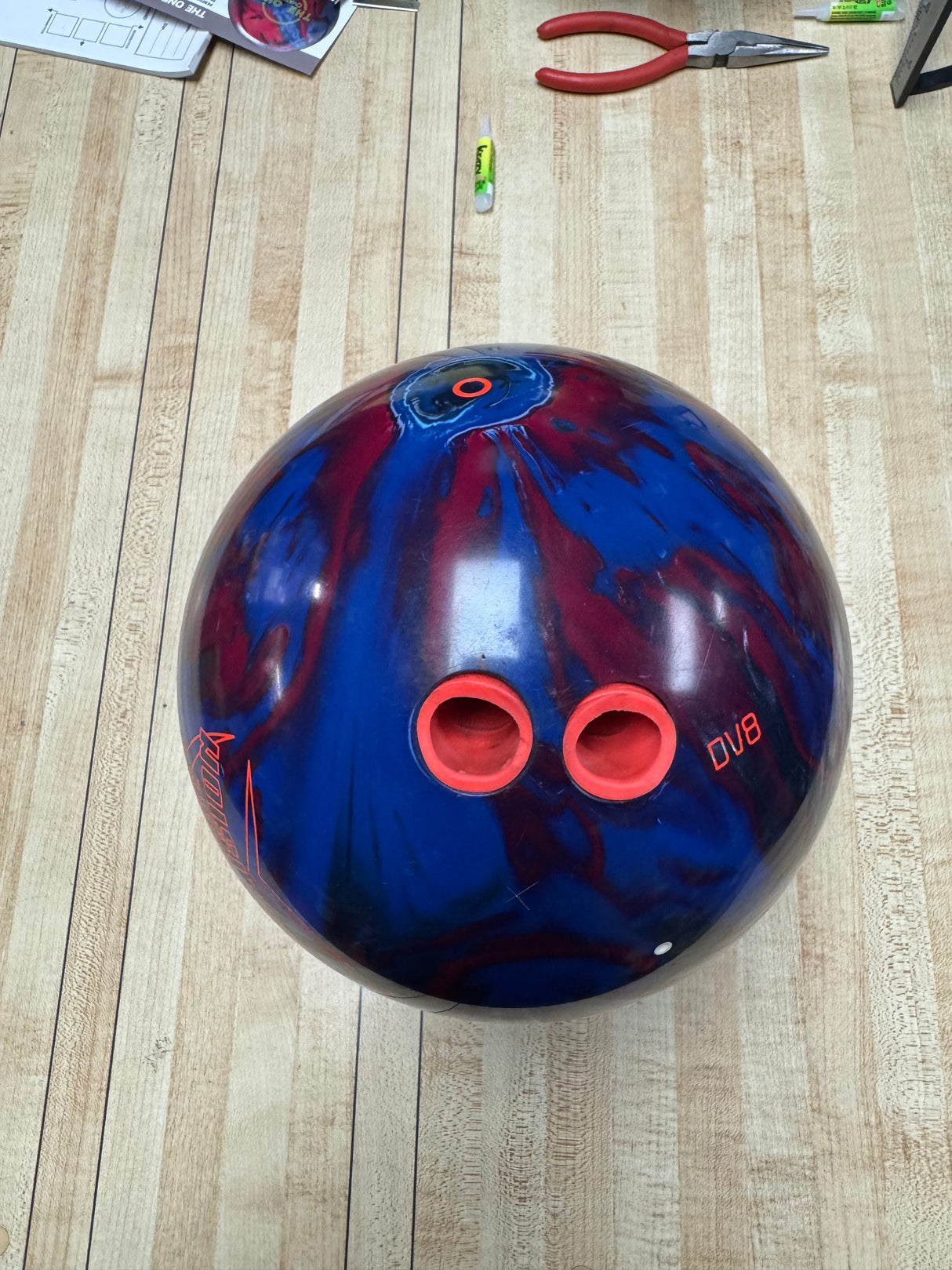 Severe collision (used 16lb)
