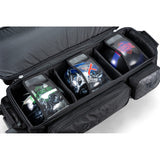 KR Strikeforce Diamond Dually 3 Ball Triple Roller Black Bowling Bag