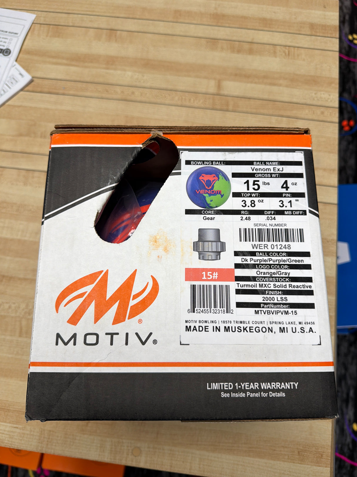 Venom EXJ NIB 15lb