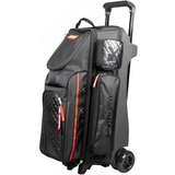 KR Strikeforce Diamond Dually 3 Ball Triple Roller Black Bowling Bag