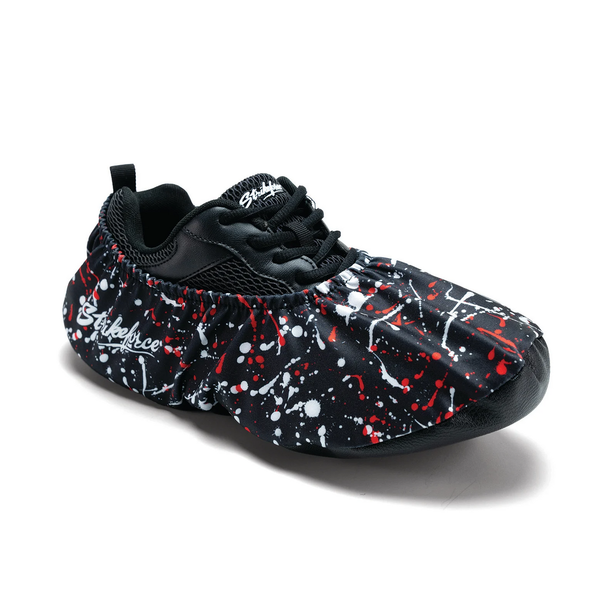 KR Strikeforce Flexx Shoe Cover – Black/Red/White Splash